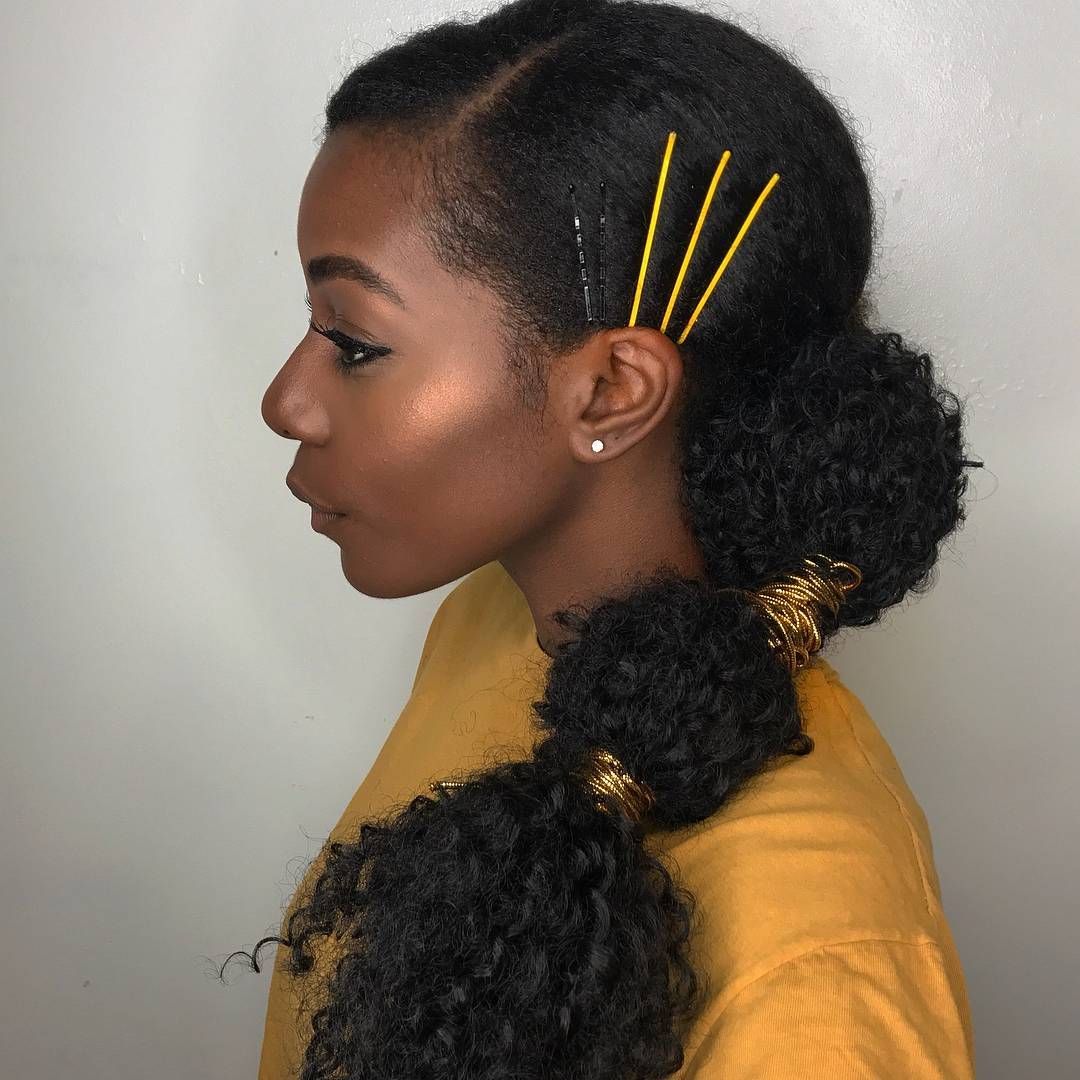 quick natural hairstyle
