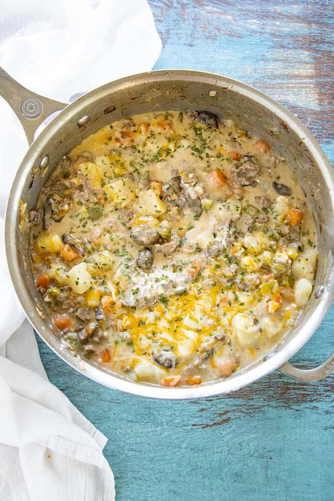 One-Pot Ground Beef and Potatoes