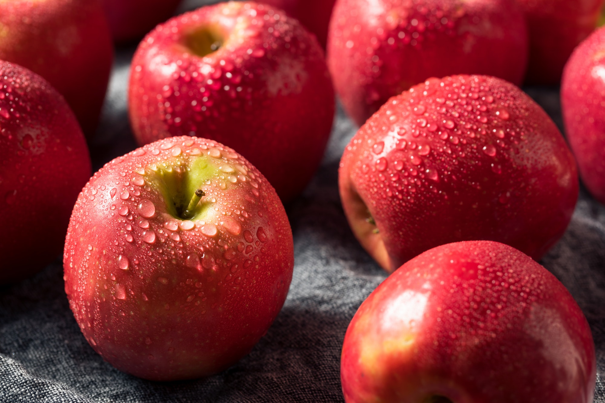Raw Red Organic PInk Lady Apples